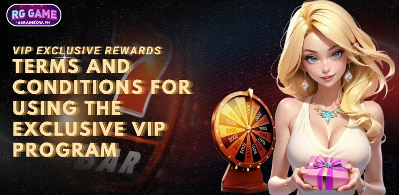 terms and conditions for using the exclusive VIP program